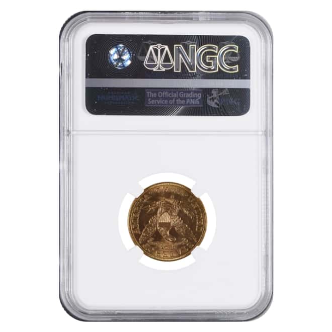 1892 S $5 Liberty Head Half Eagle Gold Coin NGC MS 61
