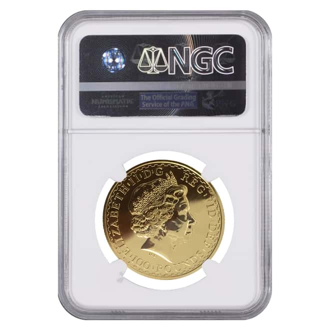 2003 Great Britain 1 oz Gold Britannia Coin NGC MS 70