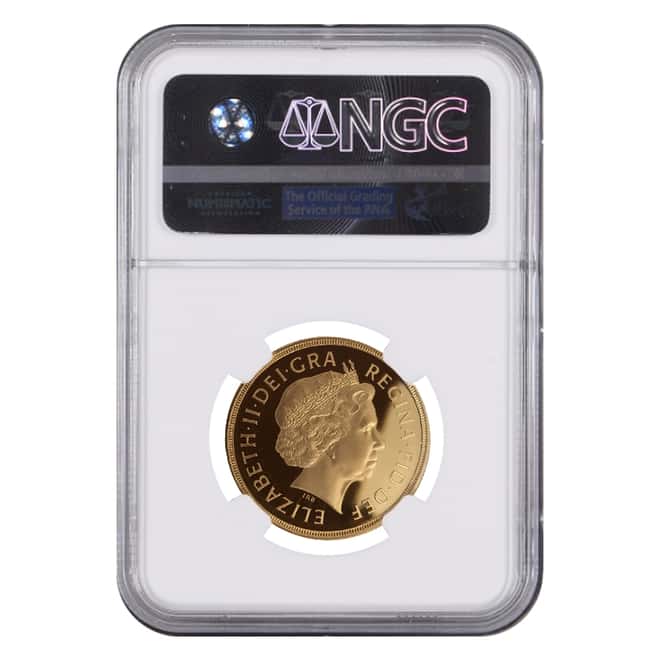2005 Great Britain Proof 2 Pound Gold Coin NGC PF 69 UCAM