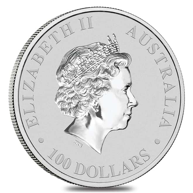 2018 1 oz Australian Platinum Kangaroo Perth Mint Coin .9995 Fine BU In Cap