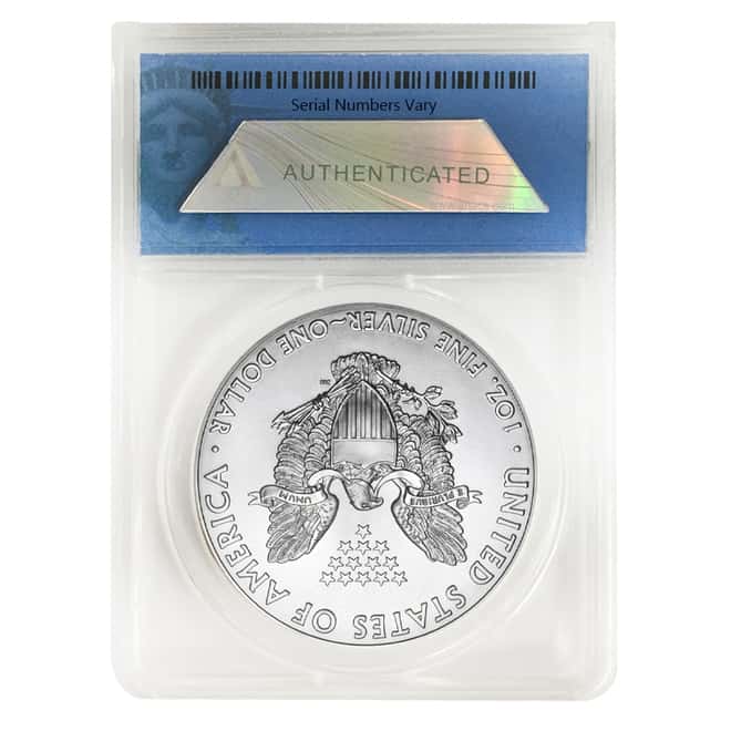 2015 1 oz Silver American Eagle $1 Coin ANACS MS 70 Premiere Release