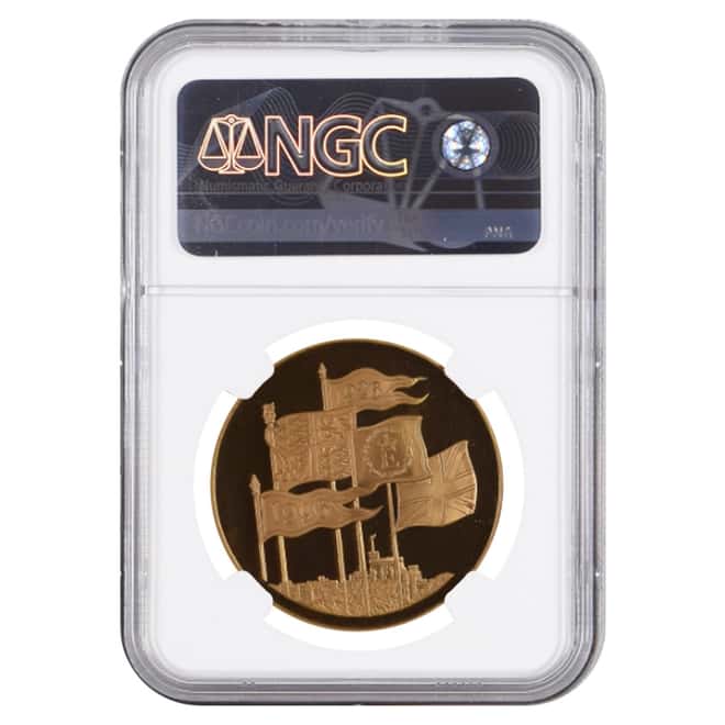 1996 Great Britain Proof Gold 5 Pounds Birth of Elizabeth II NGC PF 69 UCAM