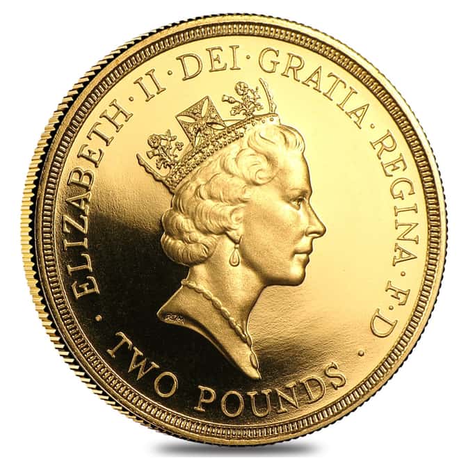 1986 Great Britain 2 Pound Commonwealth Games Proof Gold Coin AGW .4707 oz (In Cap)