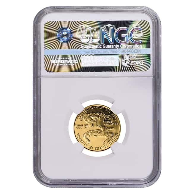 1993 P 1/4 oz $10 Proof Gold American Eagle NGC PF 70 UCAM
