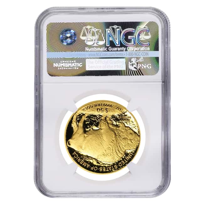 2008 W 1 oz $50 Proof Gold American Buffalo NGC PF 70 UCAM