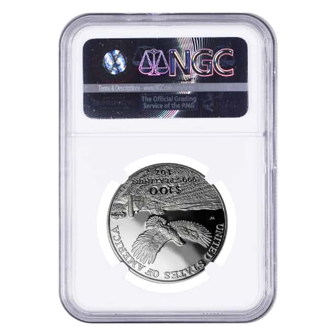 2000 W 1 oz $100 Platinum American Eagle Proof Coin NGC PF 70 UCAM
