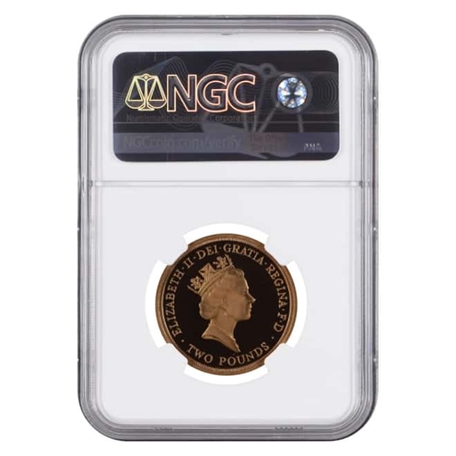 1995 Great Britain Proof Gold 2 Pounds End of WWII NGC PF 70 UCAM