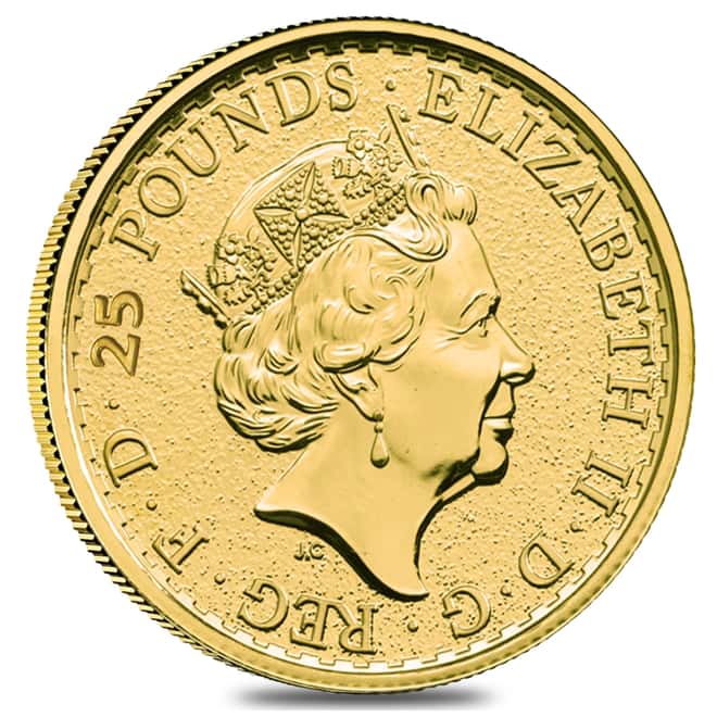 2018 Great Britain 1/4 oz Gold Britannia Coin .9999 Fine BU 