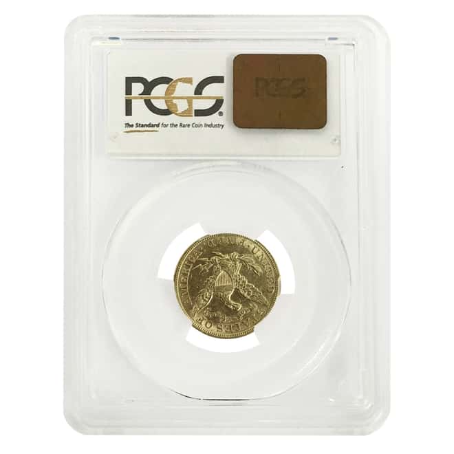 $5 Gold Half Eagle Liberty Head PCGS AU 53 (Random Year)
