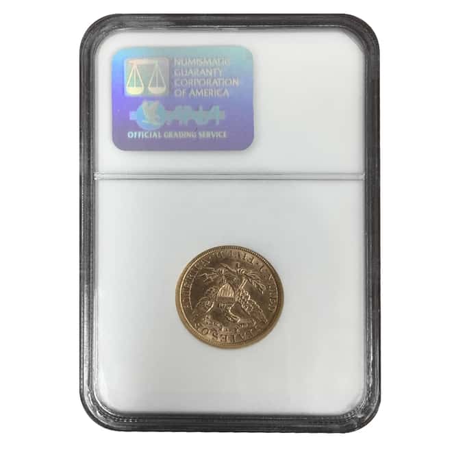 $5 Gold Half Eagle Liberty Head NGC MS 60 (Random Year)