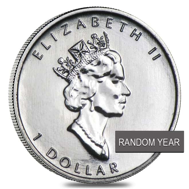 1/20 oz Platinum Canadian Maple Leaf Coin BU (Random Year)