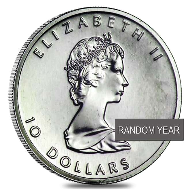1/4 oz Platinum Canadian Maple Leaf Coin BU (Random Year)