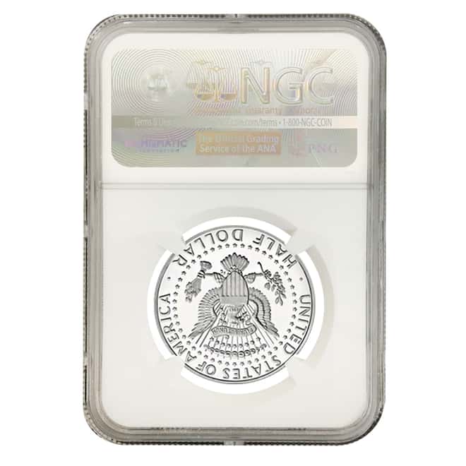2017 S Proof Silver Kennedy Half Dollar Limited Edition NGC PF 70 ER (Kennedy Label) 