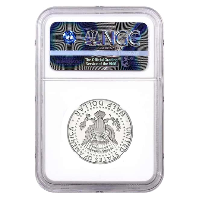 2017 S Proof Silver Kennedy Half Dollar Limited Edition NGC PF 69 ER