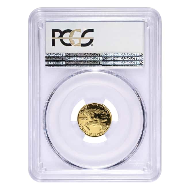 2018-W 1/10 oz $5 Proof Gold American Eagle PCGS PF 69 DCAM First Strike