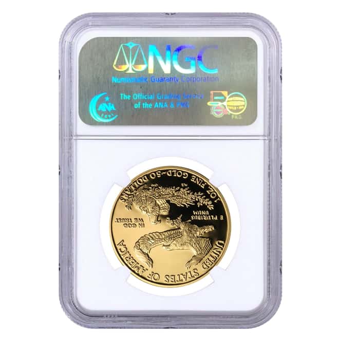 2018-W 1 oz $50 Proof Gold American Eagle NGC PF 70 Early Releases