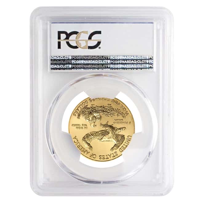 2018 1/2 oz Gold American Eagle PCGS MS 70 First Strike - West Point