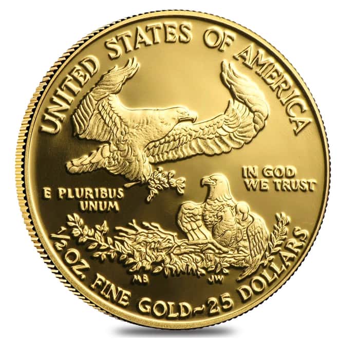 1/2 oz Proof Gold American Eagle In Cap (Random Year)