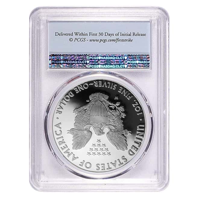 2018-W 1 oz Proof Silver American Eagle PCGS PF 70 DCAM First Strike