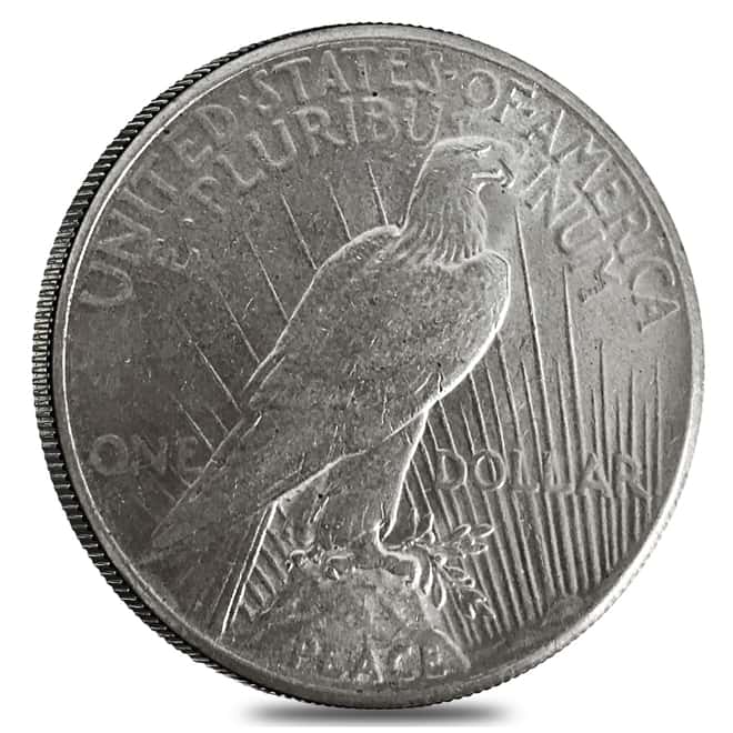 1926 Silver Peace Dollar AU