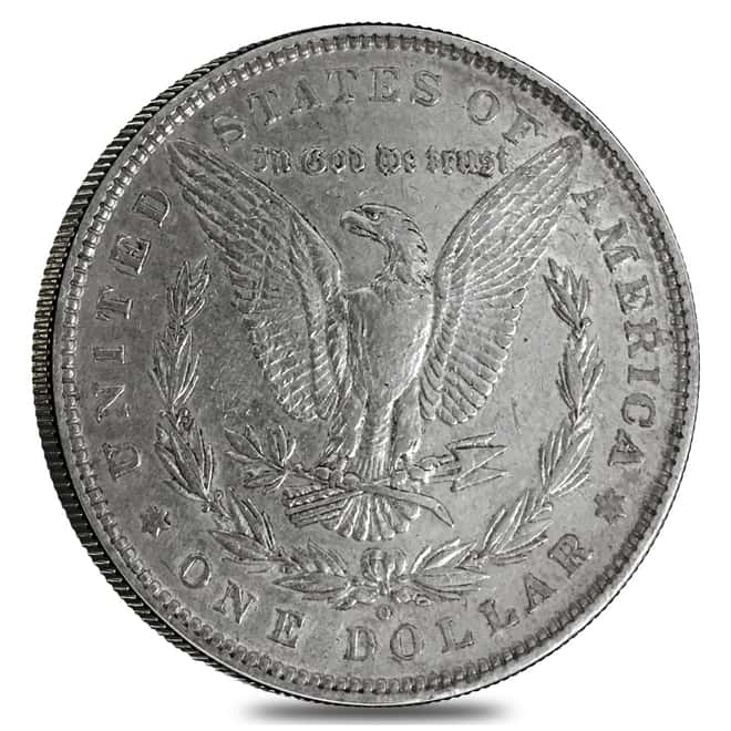1880 O Silver Morgan Dollar AU