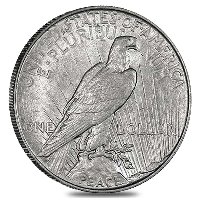1934 Silver Peace Dollar AU