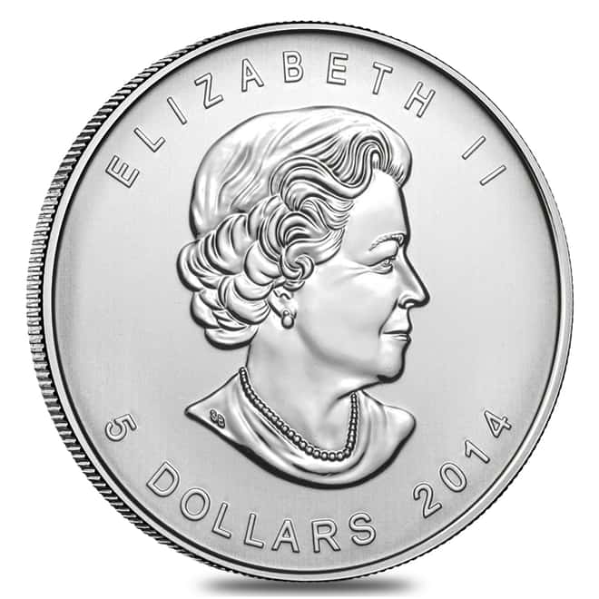 Roll of 25 - 2014 1 oz Silver Canadian Bald Eagle - Birds of Prey Series BU (Lot,Tube of 25)
