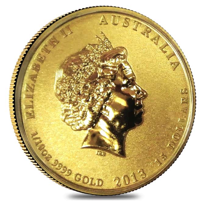 2013 Australia 1/10 oz Gold $15 War in the Pacific Coin BU In Cap