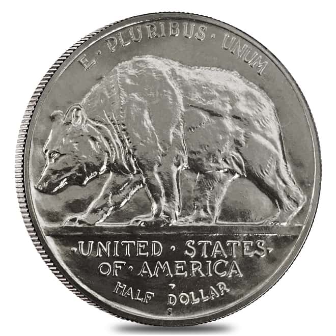 1925-S California Diamond Jubilee Half Dollar 90% Silver Commem BU