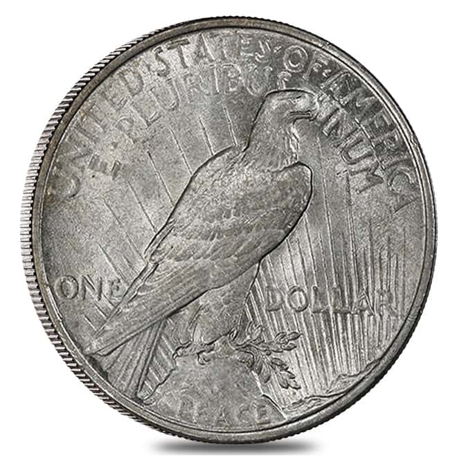 1923 S Silver Peace Dollar AU