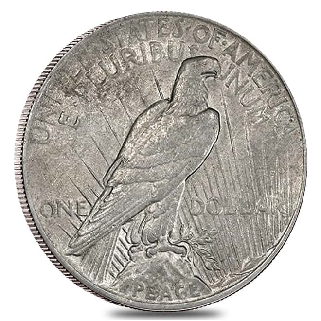 1935 Silver Peace Dollar AU
