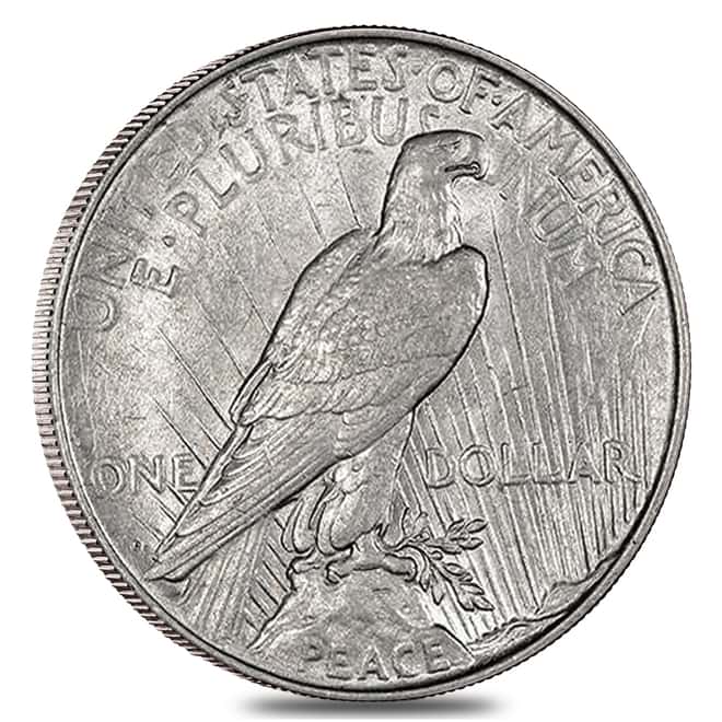 1926 S Silver Peace Dollar AU