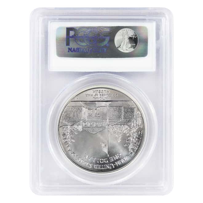 1994 W Prisoner of War $1 Silver Commemorative PCGS MS 69