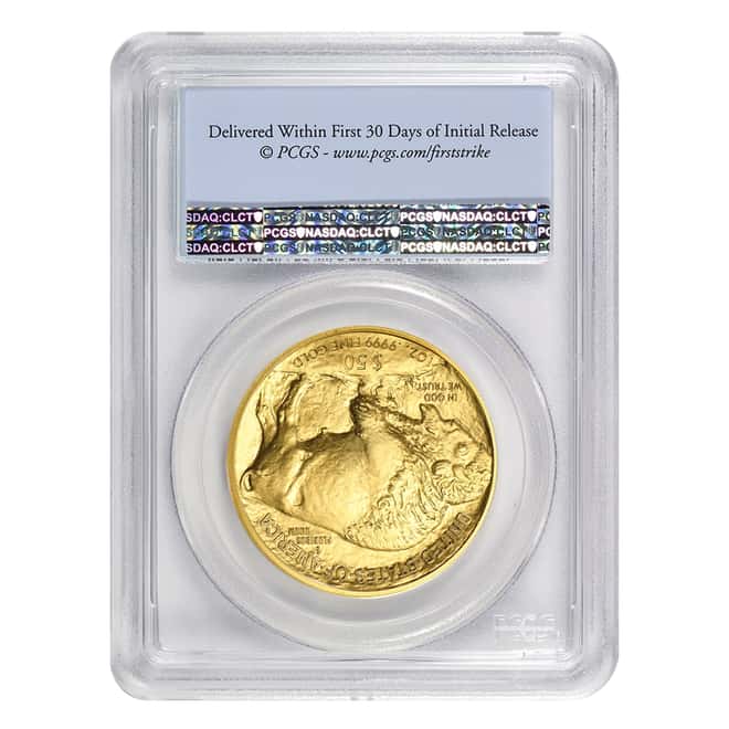 2018 1 oz Gold American Buffalo PCGS MS 70 First Strike (Buffalo Label)