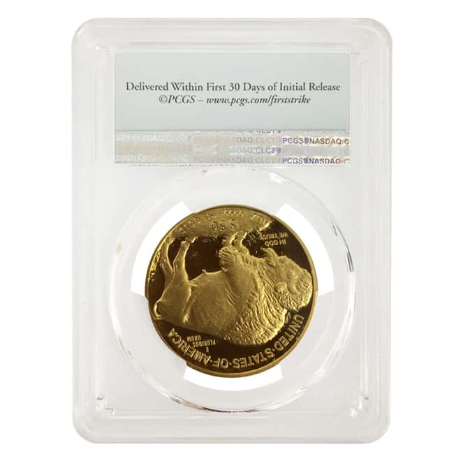 2017-W 1 oz $50 Proof Gold American Buffalo PCGS PF 70 First Strike