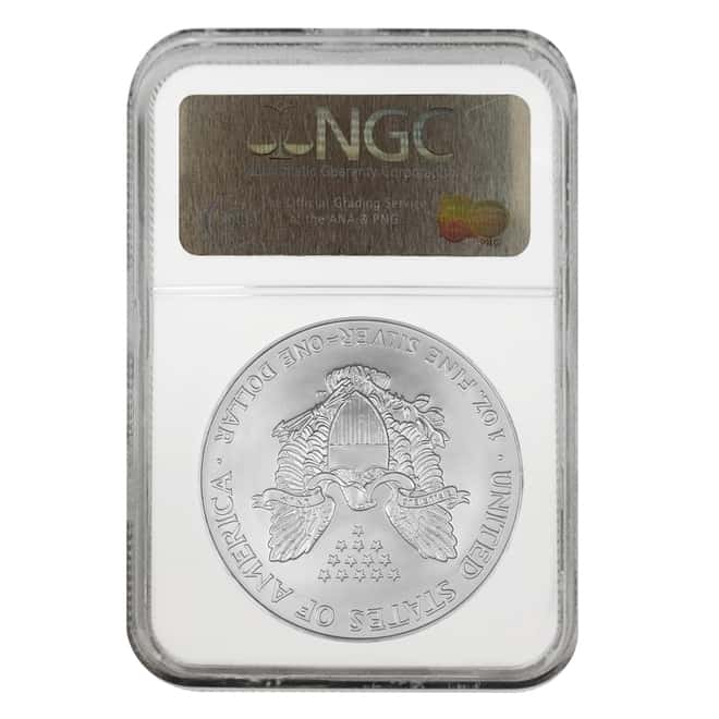 2006 1 oz Silver American Eagle NGC MS 69 First Strikes