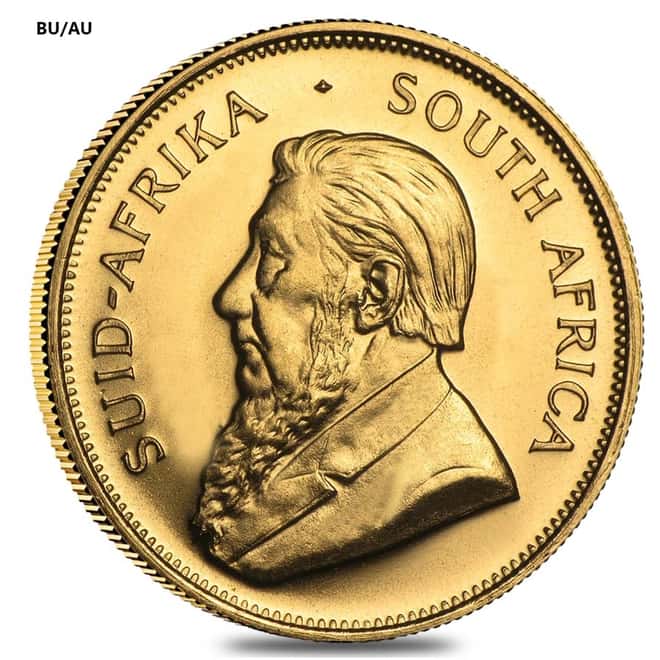 1980 South Africa 1/10 oz Gold Krugerrand AU/BU 