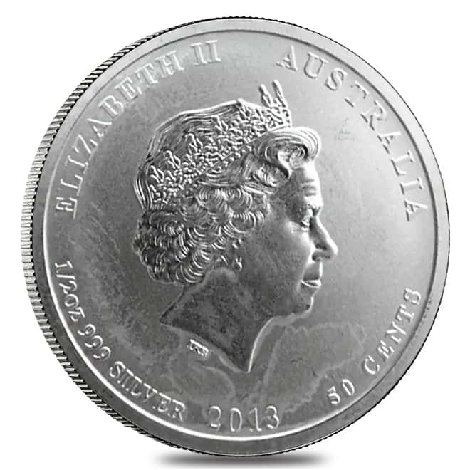 2013 Australia 1/2 oz Silver War in the Pacific Coin Perth Mint .999 Fine (Cull)