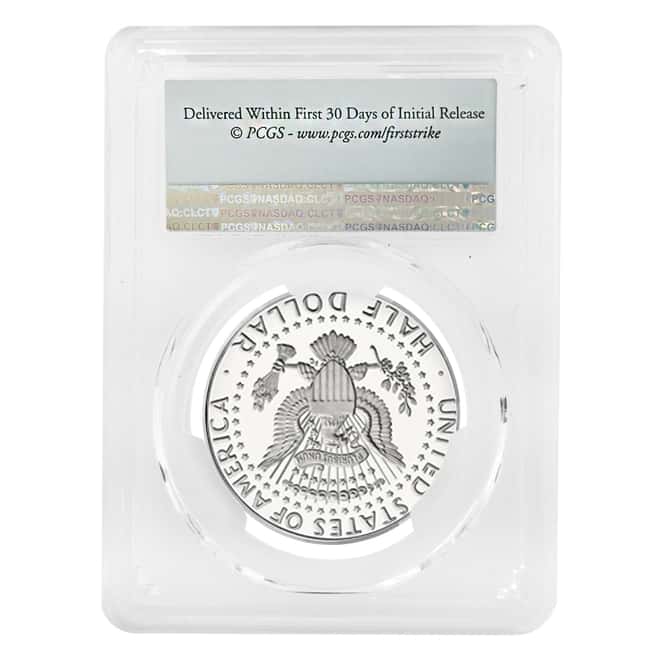 2017 S Proof Silver Kennedy Half Dollar Limited Edition PCGS PF 69 FS