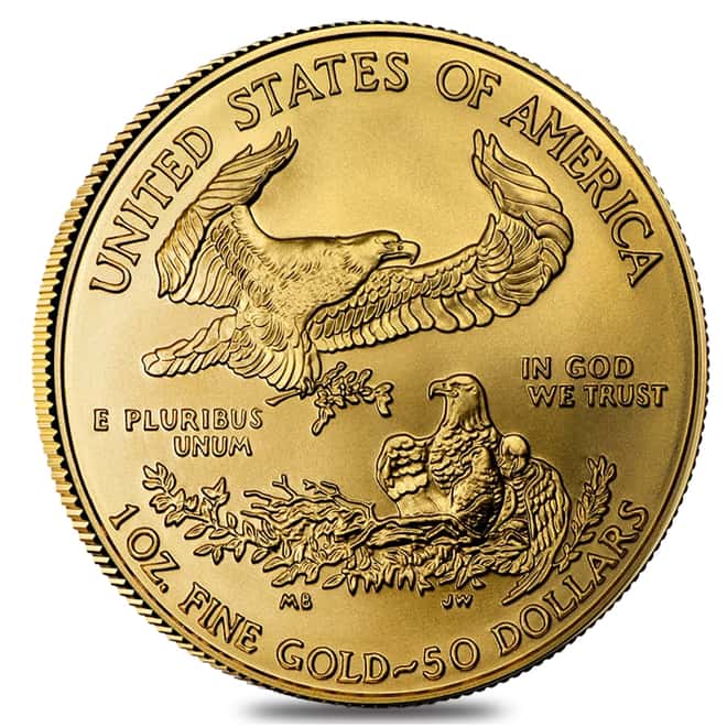 2008 W 1 oz $50 Burnished Gold American Eagle (w/Box & COA)