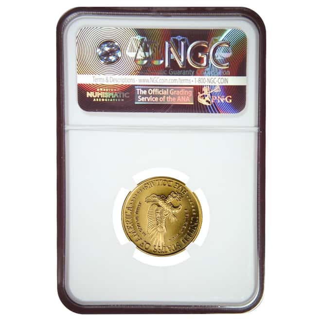1986 W $5 Statue of Liberty Commemorative Gold Coin NGC MS 69