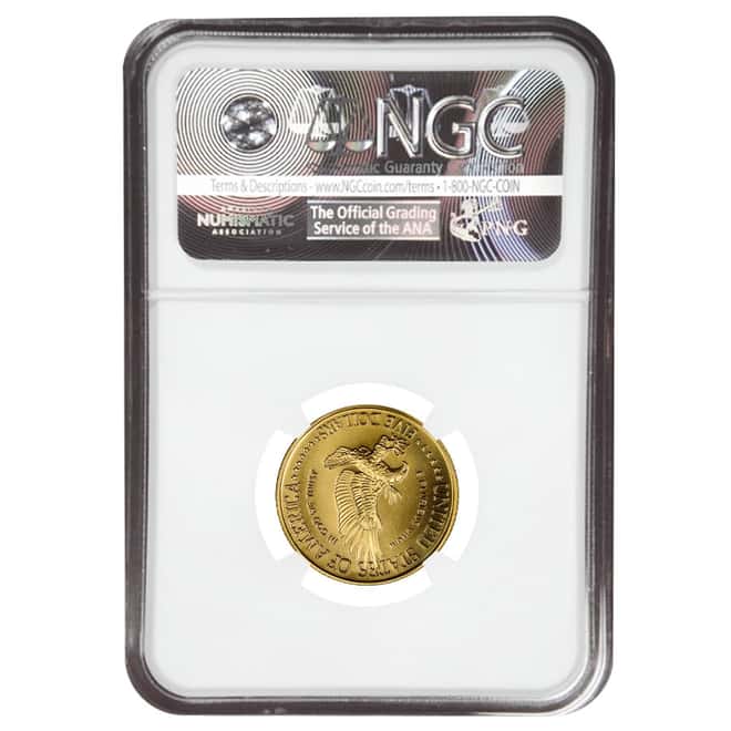 1986 W $5 Statue of Liberty Commemorative Gold Coin NGC MS 70