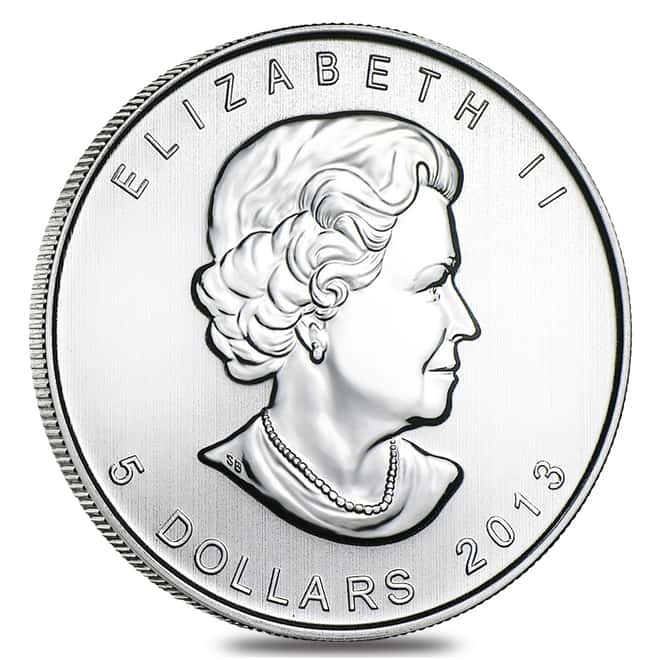 2013 1 oz Silver Canadian Pronghorn Antelope - Wildlife Series BU