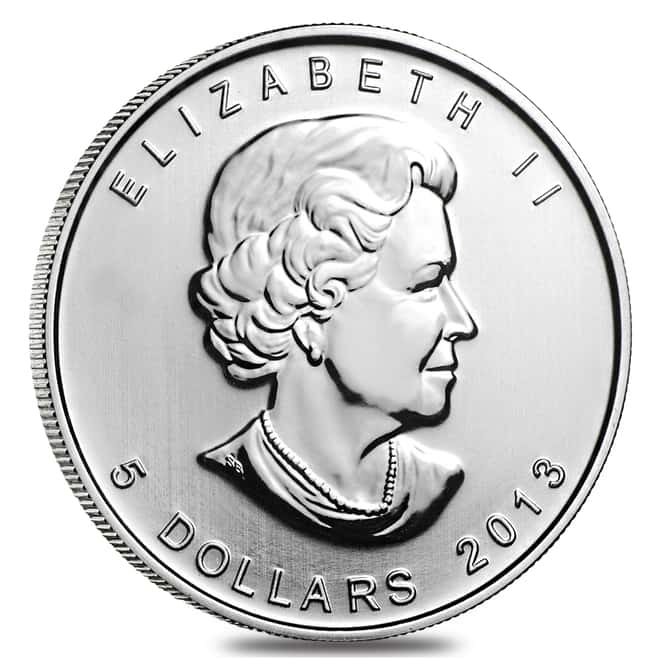 2013 1 oz Silver Canadian Wood Bison - Wildlife Series BU