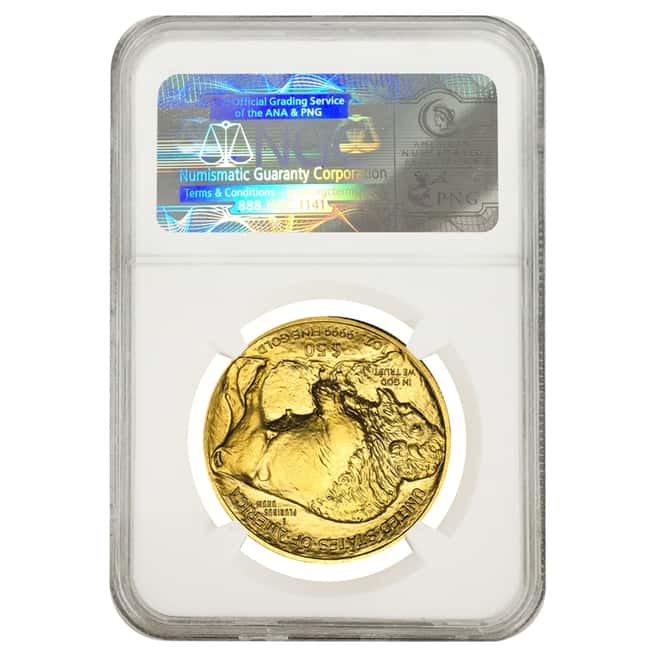 2009 1 oz Gold American Buffalo $50 Coin NGC MS 70