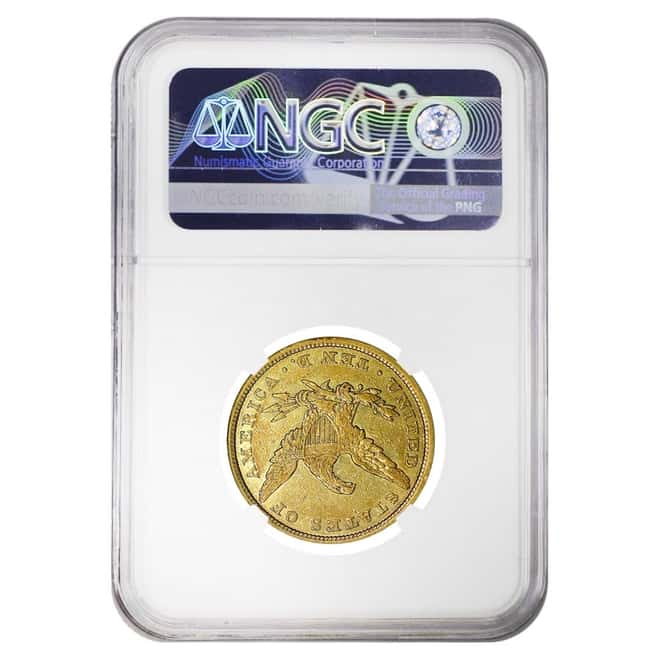 1839 $10 Liberty Head Gold Eagle Coin Small Let Head of 40 NGC AU 55