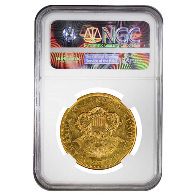 1853 O $20 Liberty Head Double Eagle Gold Coin NGC XF 45