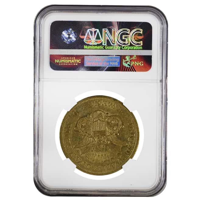 1864 $20 Liberty Head Double Eagle Gold Coin NGC XF 40