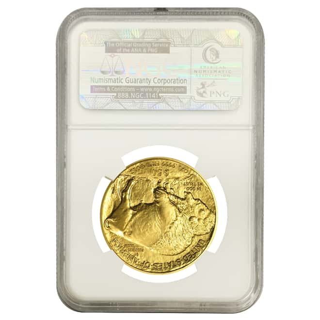 2010 1 oz $50 Gold American Buffalo NGC MS 70 Early Releases