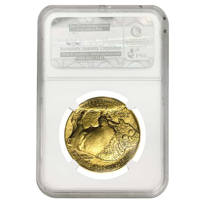 2014 1 oz $50 Gold American Buffalo NGC MS 70 Early Releases
